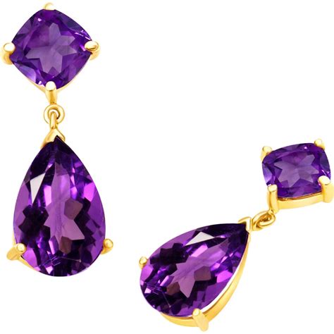 amethyst earrings rolex|amethyst earrings 10k gold.